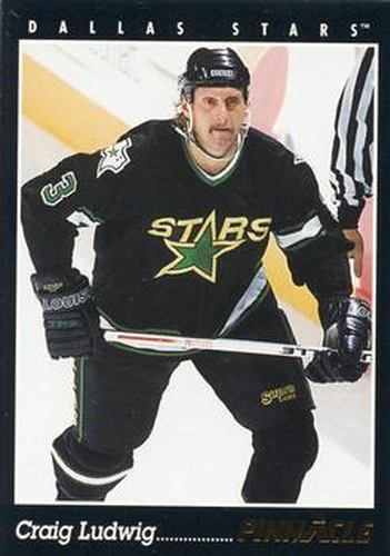 #303 Craig Ludwig - Dallas Stars - 1993-94 Pinnacle Hockey