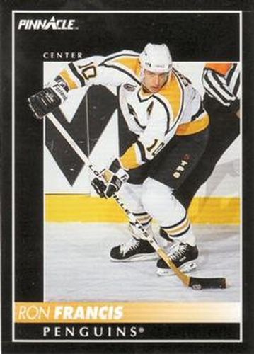 #303 Ron Francis - Pittsburgh Penguins - 1992-93 Pinnacle Canadian Hockey