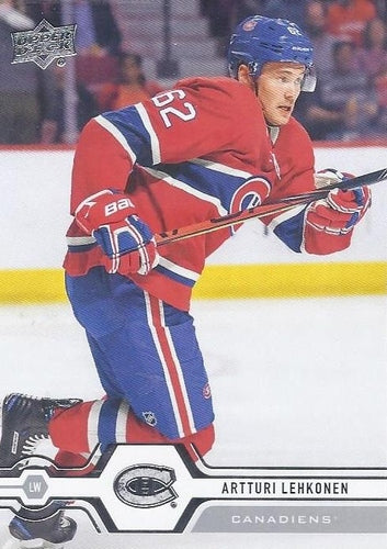 #303 Artturi Lehkonen - Montreal Canadiens - 2019-20 Upper Deck Hockey