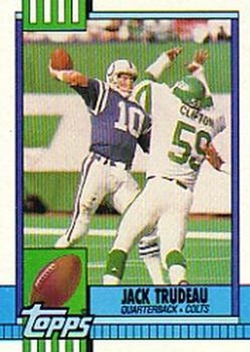 #303 Jack Trudeau - Indianapolis Colts - 1990 Topps Football