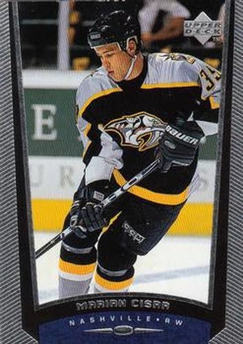 #303 Marian Cisar - Nashville Predators - 1998-99 Upper Deck Hockey