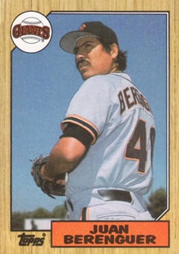 #303 Juan Berenguer - San Francisco Giants - 1987 Topps Baseball