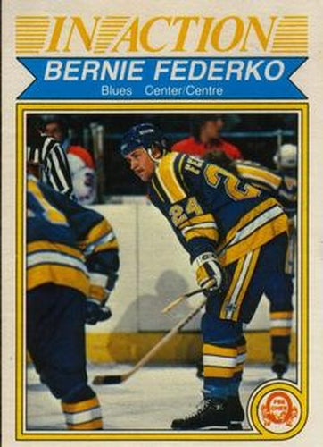 #303 Bernie Federko - St. Louis Blues - 1982-83 O-Pee-Chee Hockey