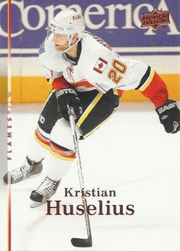 #303 Kristian Huselius - Calgary Flames - 2007-08 Upper Deck Hockey