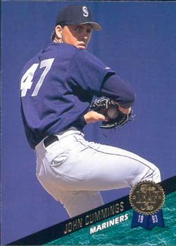 #303 John Cummings - Seattle Mariners - 1993 Leaf Baseball