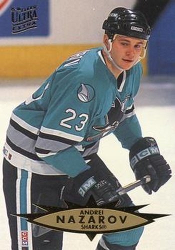 #303 Andrei Nazarov - San Jose Sharks - 1995-96 Ultra Hockey