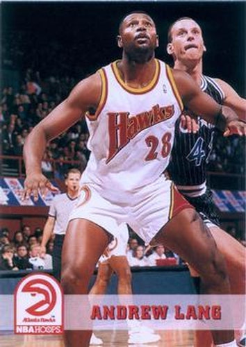 #303 Andrew Lang - Atlanta Hawks - 1993-94 Hoops Basketball