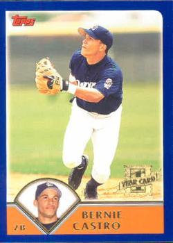 #303 Bernie Castro - San Diego Padres - 2003 Topps Baseball