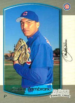 #303 Carlos Zambrano - Chicago Cubs - 2000 Bowman Baseball