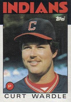 #303 Curt Wardle - Cleveland Indians - 1986 Topps Baseball