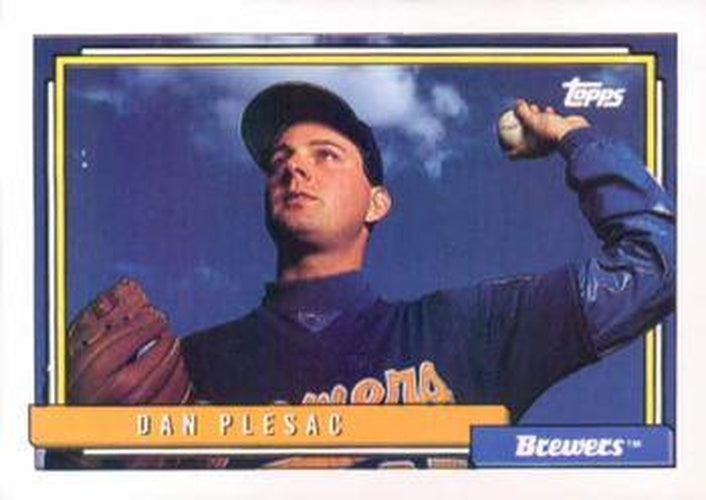 #303 Dan Plesac - Milwaukee Brewers - 1992 Topps Baseball