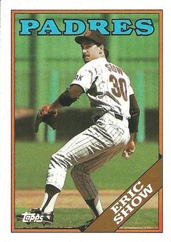 #303 Eric Show - San Diego Padres - 1988 Topps Baseball