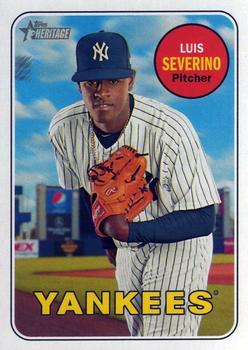#303 Luis Severino - New York Yankees - 2018 Topps Heritage Baseball