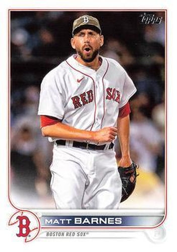 #303 Matt Barnes - Boston Red Sox - 2022 Topps Baseball