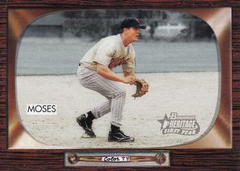 #303 Matt Moses - Minnesota Twins - 2004 Bowman Heritage Baseball