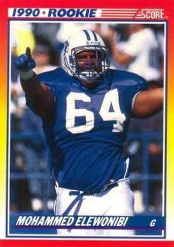 #303 Mohammed Elewonibi - BYU Cougars - 1990 Score Football