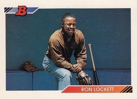 #303 Ron Lockett - Philadelphia Phillies - 1992 Bowman Baseball