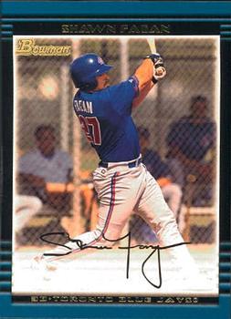 #303 Shawn Fagan - Toronto Blue Jays - 2002 Bowman Baseball