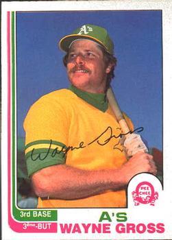 #303 Wayne Gross - Oakland Athletics - 1982 O-Pee-Chee Baseball