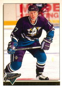 #303 Steven King - Anaheim Mighty Ducks - 1993-94 O-Pee-Chee Premier Hockey - Gold