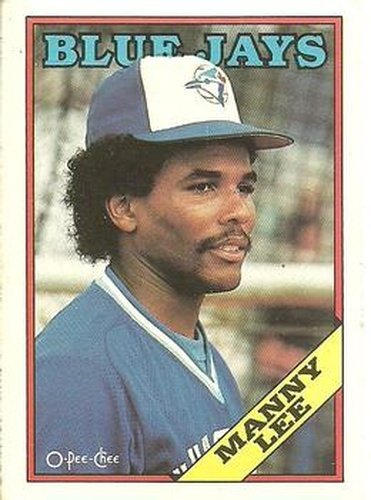 #303 Manny Lee - Toronto Blue Jays - 1988 O-Pee-Chee Baseball