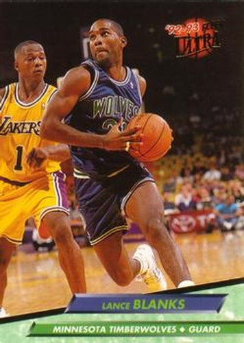 #303 Lance Blanks - Minnesota Timberwolves - 1992-93 Ultra Basketball