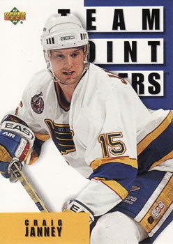 #303 Craig Janney - St. Louis Blues - 1993-94 Upper Deck Hockey