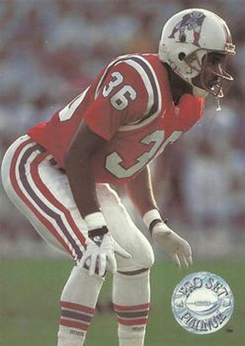 #303 Jerome Henderson - New England Patriots - 1991 Pro Set Platinum Football