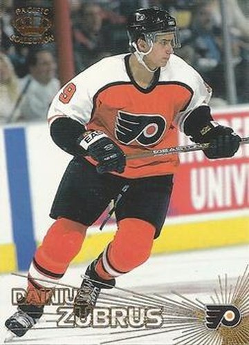#303 Dainius Zubrus - Philadelphia Flyers - 1997-98 Pacific Crown Hockey