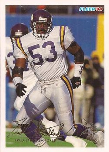 #303 Fred Strickland - Minnesota Vikings - 1994 Fleer Football