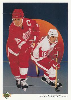 #303 Steve Yzerman - Detroit Red Wings - 1990-91 Upper Deck Hockey