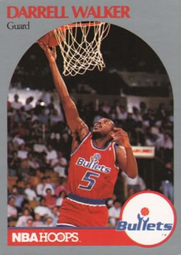 #303 Darrell Walker - Washington Bullets - 1990-91 Hoops Basketball