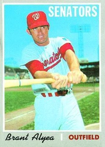 #303a Brant Alyea VAR - Washington Senators - 1970 Topps Baseball
