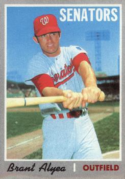 #303b Brant Alyea VAR - Washington Senators - 1970 Topps Baseball