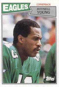 #304 Roynell Young - Philadelphia Eagles - 1987 Topps Football