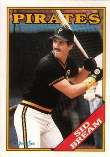 #304 Sid Bream - Pittsburgh Pirates - 1988 O-Pee-Chee Baseball