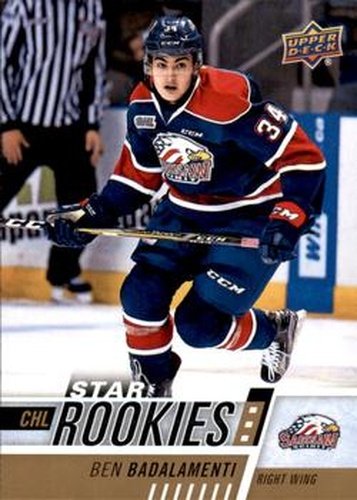 #304 Ben Badalamenti - Saginaw Spirit - 2017-18 Upper Deck CHL Hockey