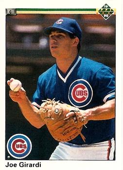 #304 Joe Girardi - Chicago Cubs - 1990 Upper Deck Baseball