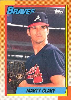#304 Marty Clary - Atlanta Braves - 1990 O-Pee-Chee Baseball