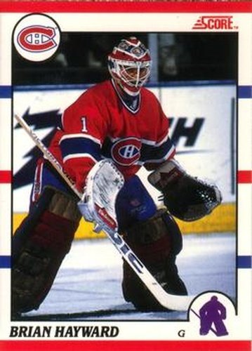 #304 Brian Hayward - Montreal Canadiens - 1990-91 Score Canadian Hockey
