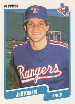 #304 Jeff Kunkel - Texas Rangers - 1990 Fleer USA Baseball