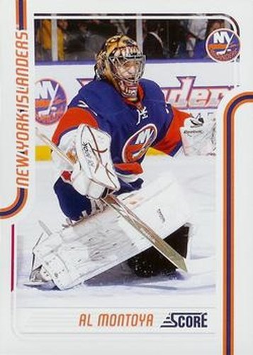 #304 Al Montoya - New York Islanders - 2011-12 Score Hockey