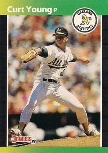 #304 Curt Young - Oakland Athletics - 1989 Donruss Baseball