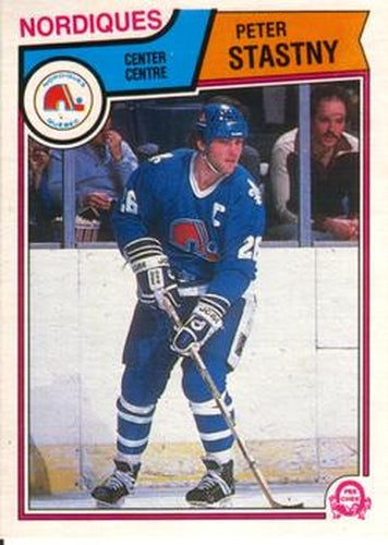 #304 Peter Stastny - Quebec Nordiques - 1983-84 O-Pee-Chee Hockey