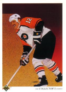 #304 Tim Kerr - Philadelphia Flyers - 1990-91 Upper Deck Hockey