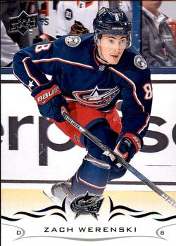#304 Zach Werenski - Columbus Blue Jackets - 2018-19 Upper Deck Hockey
