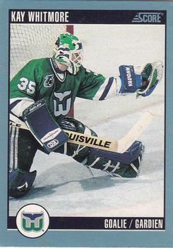 #304 Kay Whitmore - Hartford Whalers - 1992-93 Score Canadian Hockey