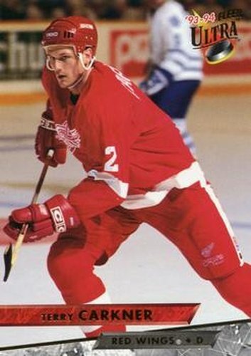 #304 Terry Carkner - Detroit Red Wings - 1993-94 Ultra Hockey