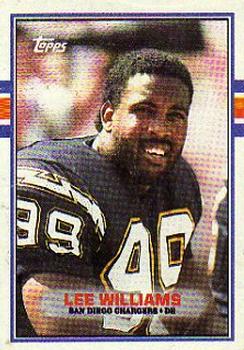 #304 Lee Williams - San Diego Chargers - 1989 Topps Football