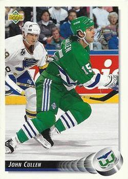 #304 John Cullen - Hartford Whalers - 1992-93 Upper Deck Hockey